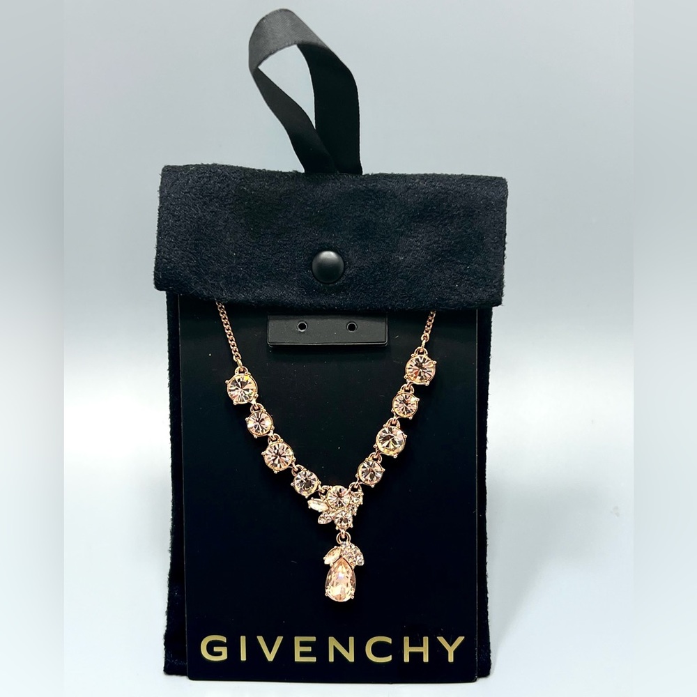 Givenchy Peach Crystal Necklace